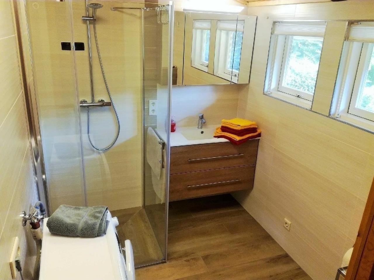 Freistehendes Ferienhaus In Rott Mit Eigenem Garten, Schoener Weitblick, Klimaanlage, Sauna Und Kamin Extertal Bagian luar foto